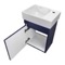 Small Vanity, Floating, Modern, Blue, 16